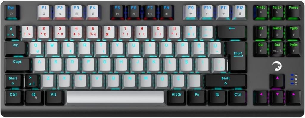 Gamepower Eva 3 60M Mekanik Blue Switch Türkçe Q 88 Tuş USB Gaming Klavye -OUTLET