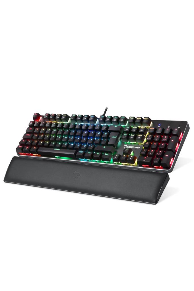 Gamepower Ogre RGB Red Switch Kablolu Mekanik Oyuncu Klavyesi - OUTLET