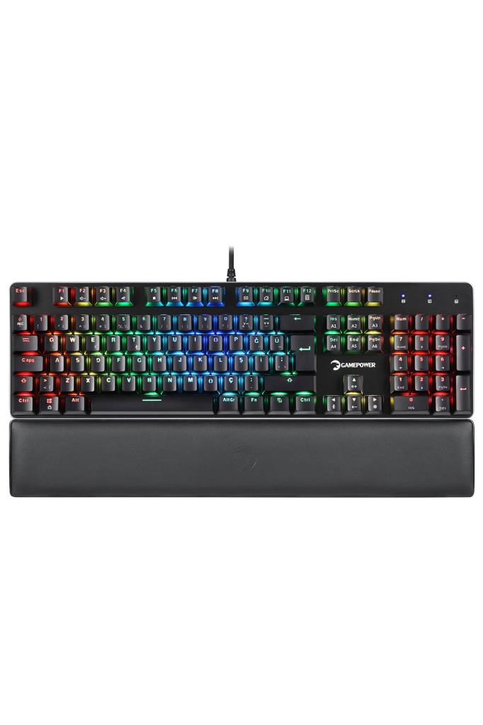 Gamepower Ogre RGB Red Switch Kablolu Mekanik Oyuncu Klavyesi - OUTLET