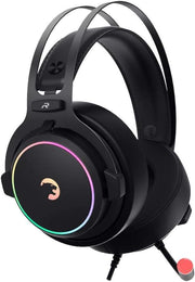 Gamepower Warlord Siyah 7.1 Surround RGB Kablolu Mikrofonlu Kulak Üstü Oyuncu Kulaklığı Teşhir