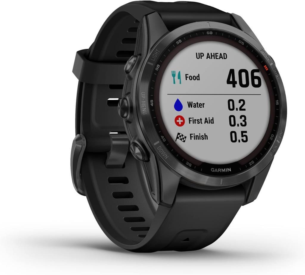Garmin Fenix 7S Solar Multisport Akıllı Saat Siyah - Teşhir