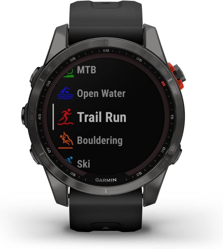 Garmin Fenix 7S Solar Multisport Akıllı Saat Siyah - Teşhir