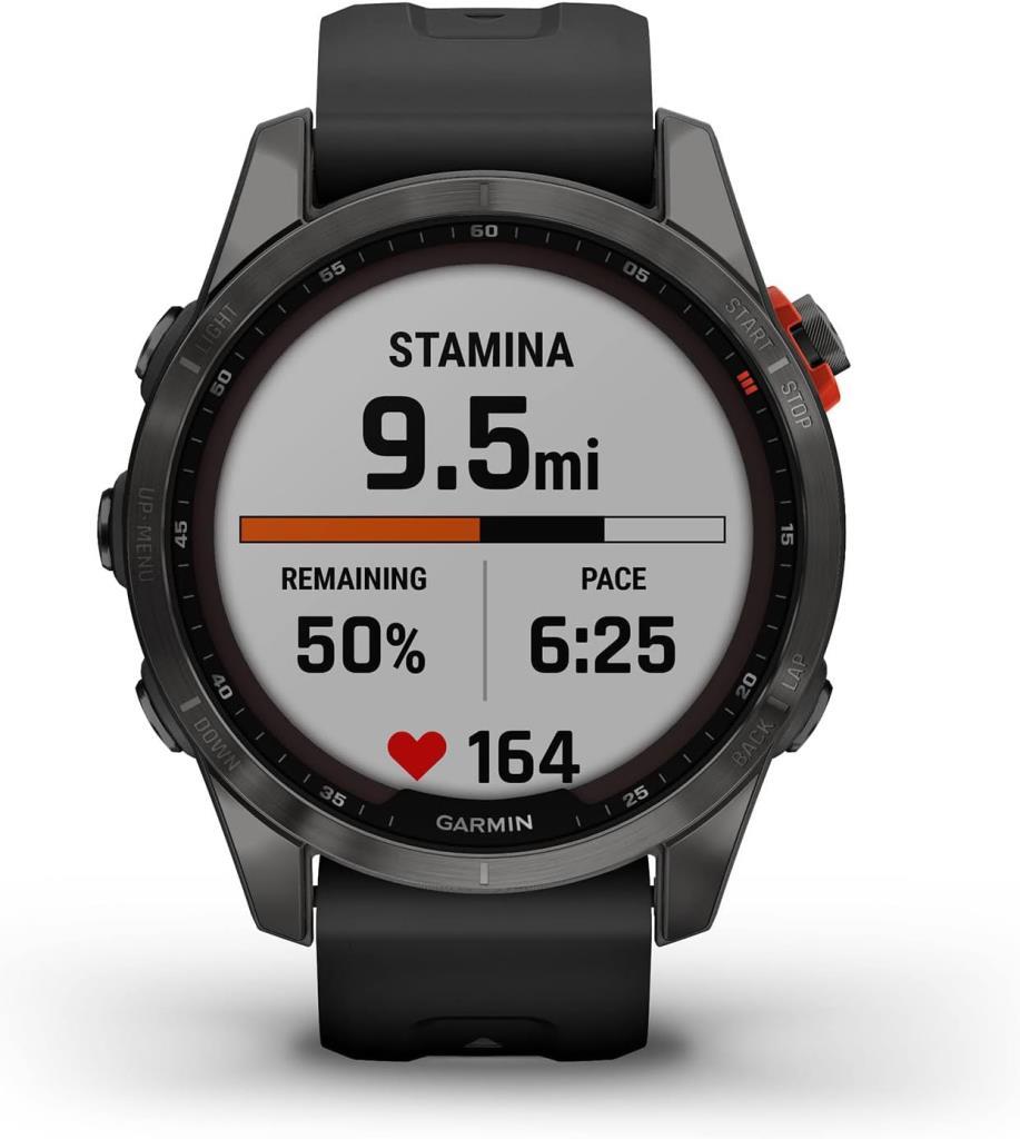 Garmin Fenix 7S Solar Multisport Akıllı Saat Siyah - Teşhir