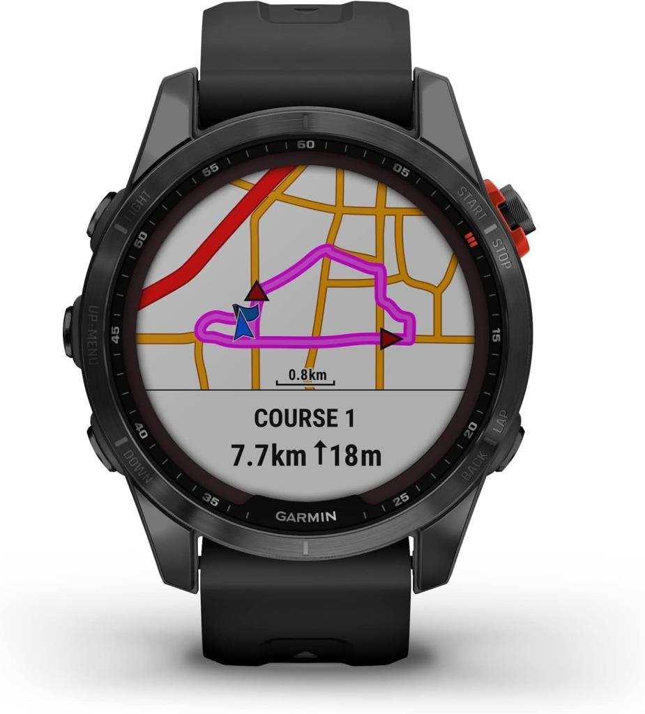 Garmin Fenix 7S Solar Multisport Akıllı Saat Siyah - Teşhir