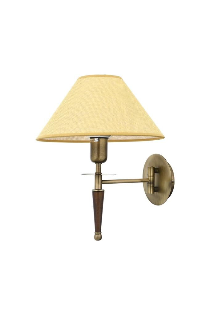 AVONNI HAP-9009-1E Eskitme Kaplama Aplik E27 Metal Ahşap Kumaş 20x24cm Outlet