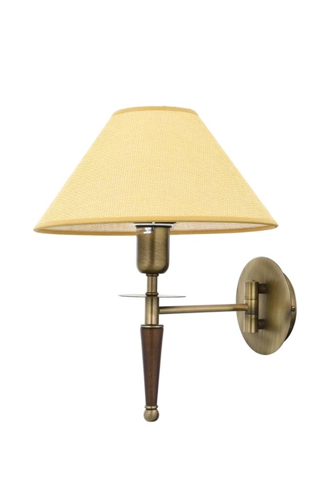 AVONNI HAP-9009-1E Eskitme Kaplama Aplik E27 Metal Ahşap Kumaş 20x24cm Outlet