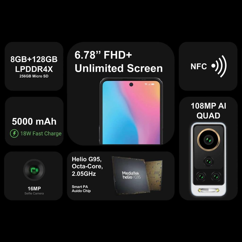 General Mobile GM 22 Pro 128 GB Beyaz - Outlet