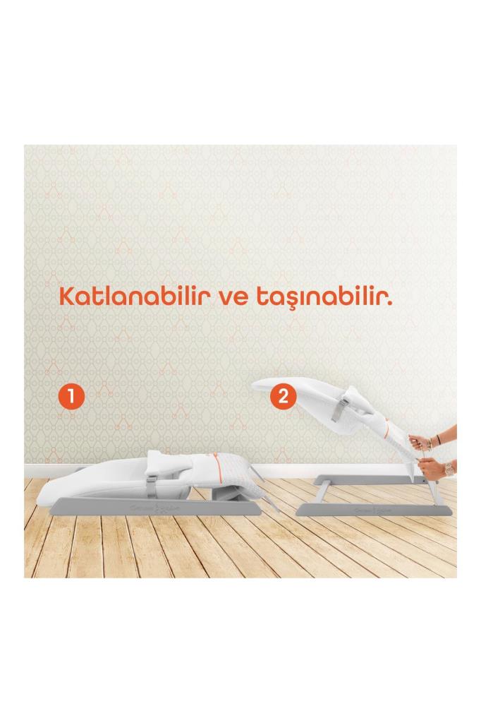Gezenbebe Bouncy Ev Tipi Ana Kucağı Powder - Teşhir