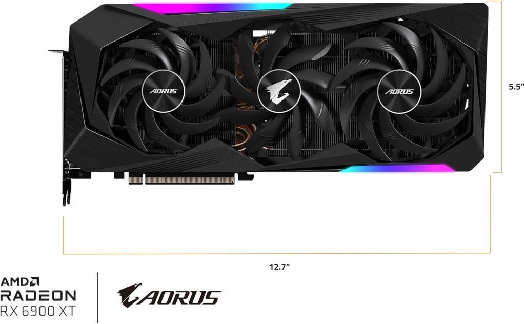 Gigabyte RX 6900 XT Aorus Master 16G GV-R69XTAORUS M-16GD 256 Bit GDDR6 16 GB Ekran Kartı Outlet