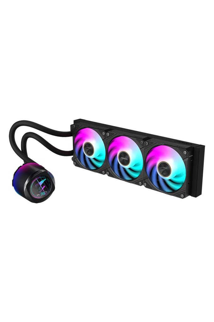 Gigabyte Aorus Waterforce X II 360 ARGB Processor Liquid Cooler Display