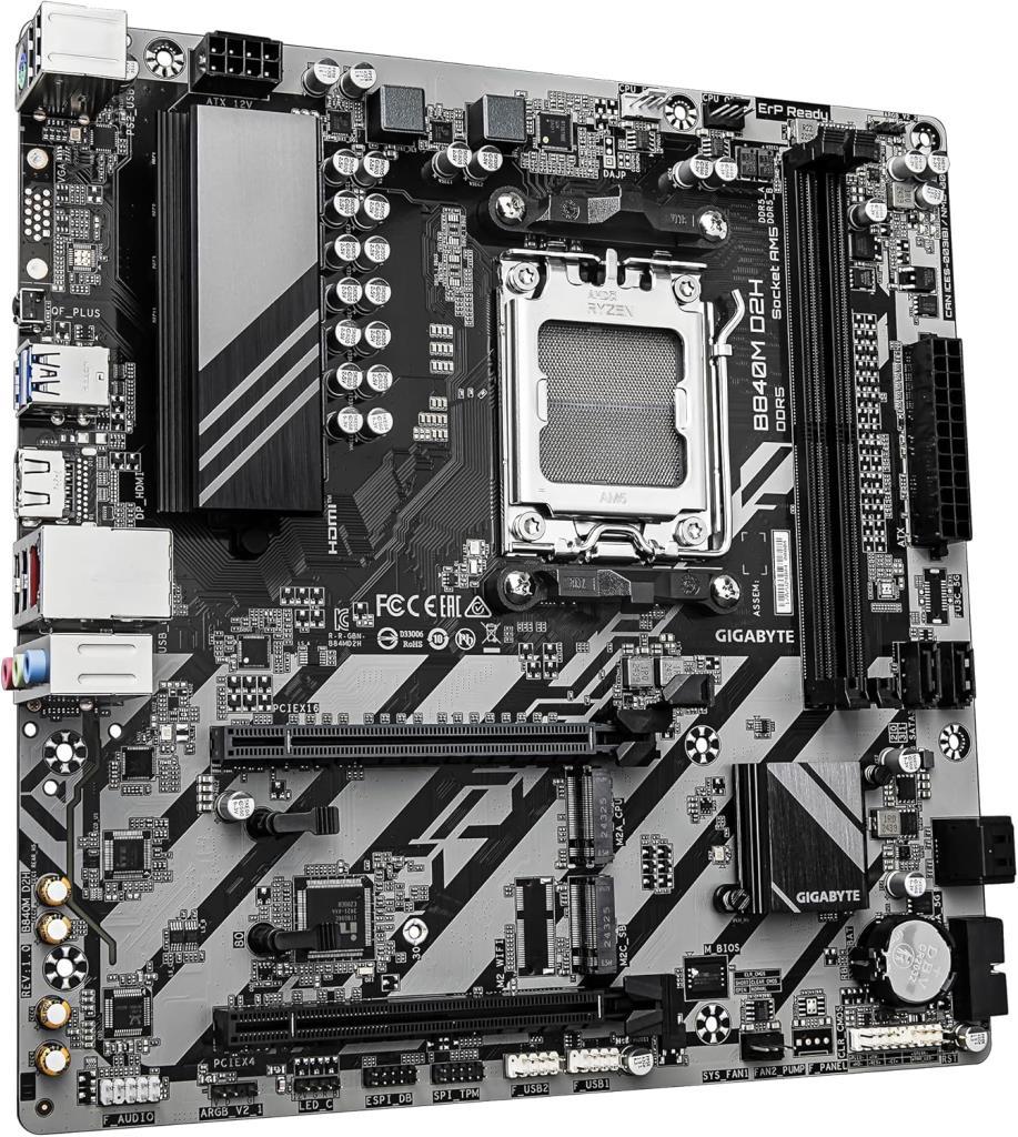 Gigabyte B840M D2H AMD AM5 DDR5 Micro ATX Anakart - TEŞHİR