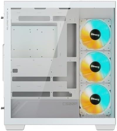 Gigabyte C500 Panoramic Stealth Ice GB-C500PI ST ARGB Fanlı Beyaz ATX Oyuncu Kasası - TESHİR