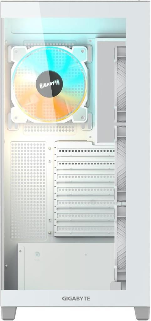 Gigabyte C500 Panoramic Stealth Ice GB-C500PI ST ARGB Fan White ATX Gaming Case Outlet