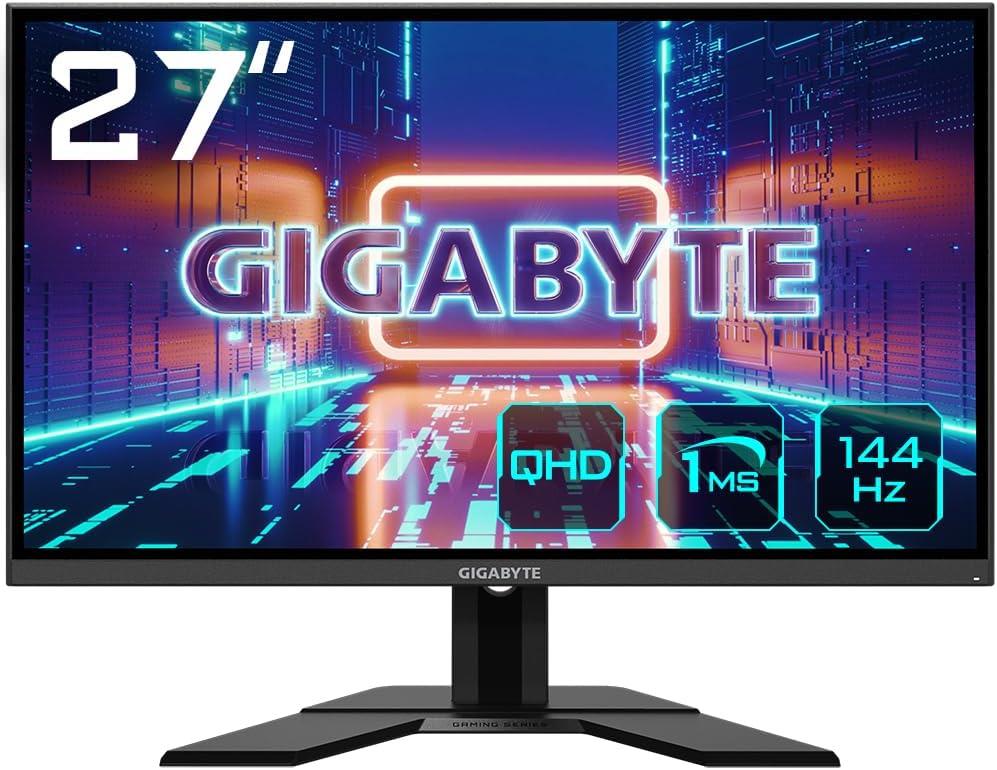 Gigabyte G27Q 27" 1 ms 2K 144 Hz Gaming Monitor Display 