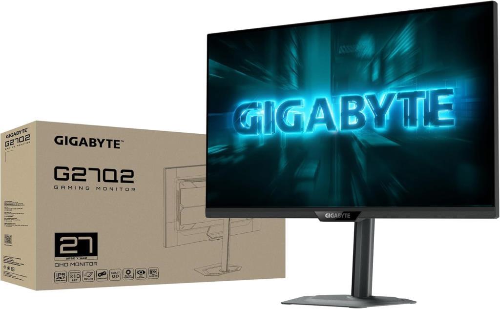 Gigabyte G27Q2 27" 0.5 ms 2K Pivot IPS 210 Hz Oyuncu Monitörü Outlet