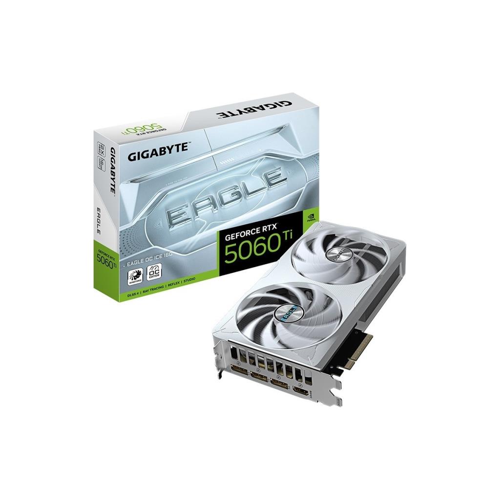 Gigabyte RTX 5060 TI Eagle OC Ice 16G GV-N506TEAGLEOC ICE-16GD 128 Bit GDDR7 16 GB Ekran Kartı