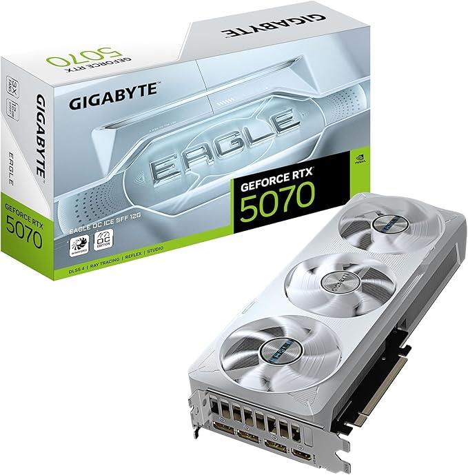 Gigabyte RTX 5070 Eagle OC Ice SFF 12G GV-N5070EAGLEOC ICE-12GD 192 Bit GDDR7 12 GB Ekran Kartı - TEŞHİR