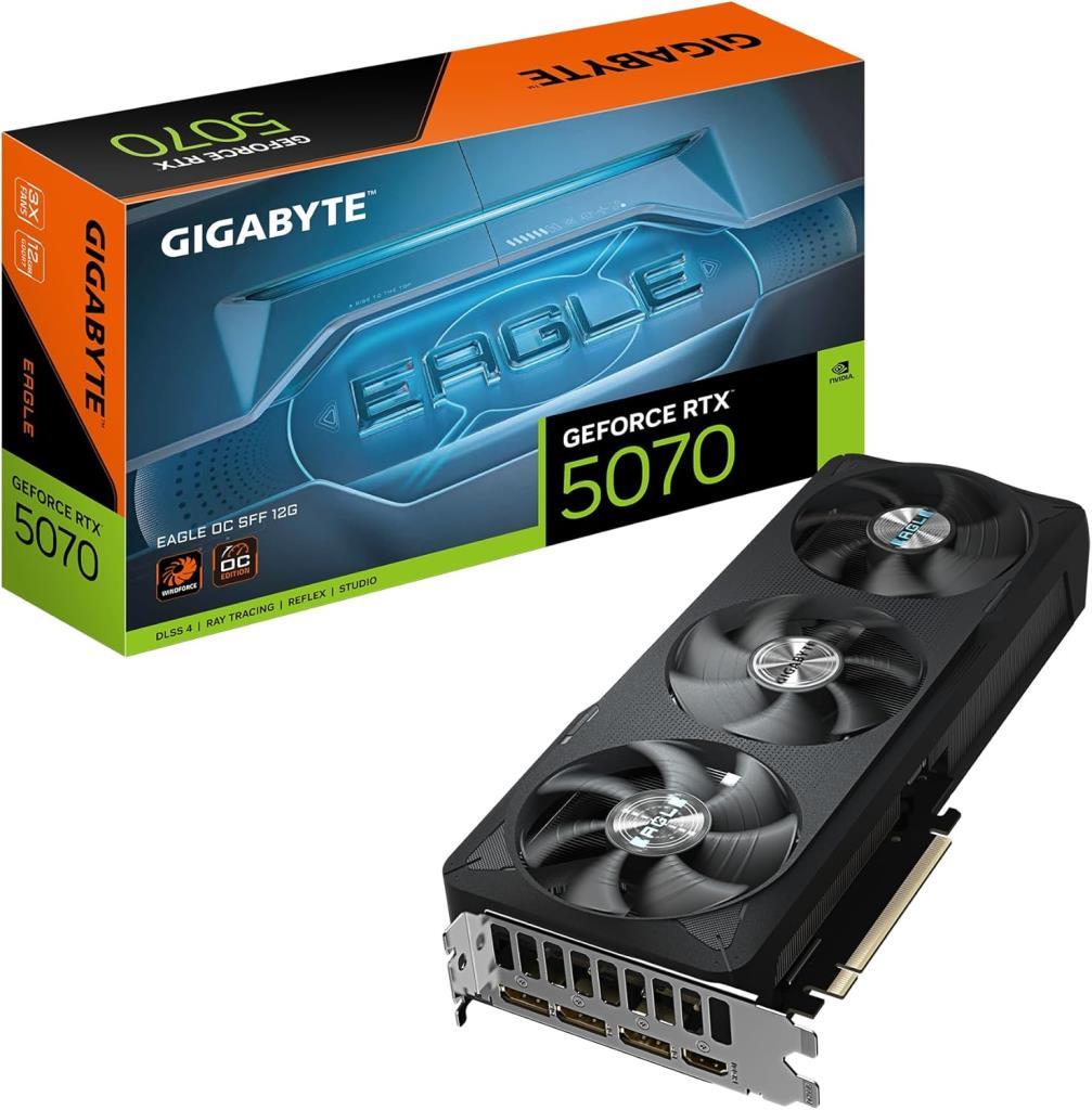 Gigabyte RTX 5070 Eagle OC SFF 12G GV-N5070EAGLE OC-12GD 192 Bit GDDR7 12 GB Ekran Kartı Outlet