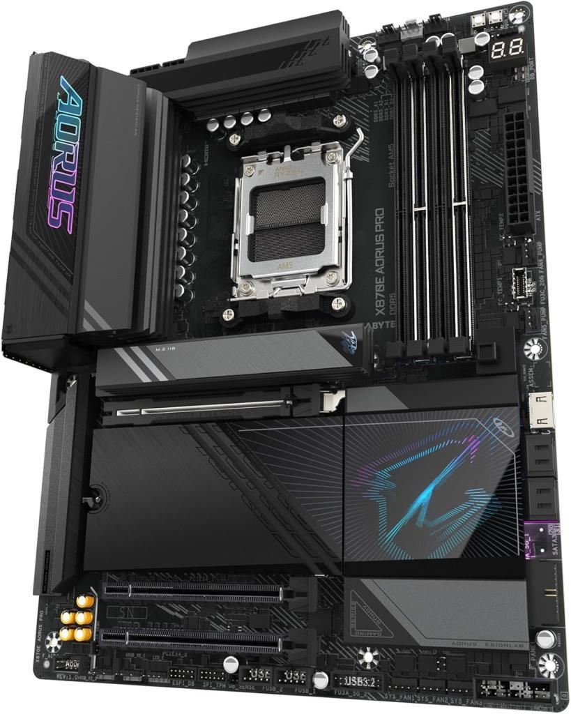 Gigabyte X870E Aorus Pro Wi-Fi AMD AM5 DDR5 ATX Anakart Outlet