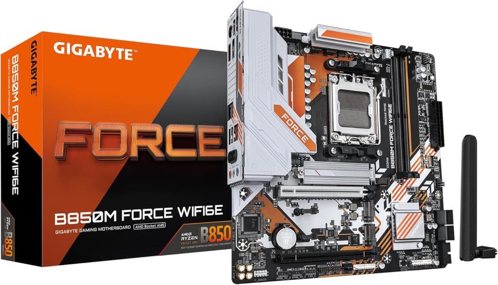 GIGABYTE ANAKART AMD AM5 MATX B850M FORCE WF6E Outlet