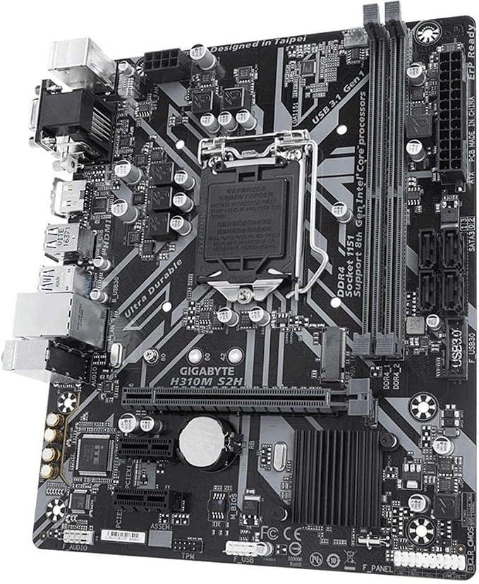 Gigabyte H310M-S2H 2.0 Intel LGA1151 DDR4 Micro ATX Anakart - OUTLET