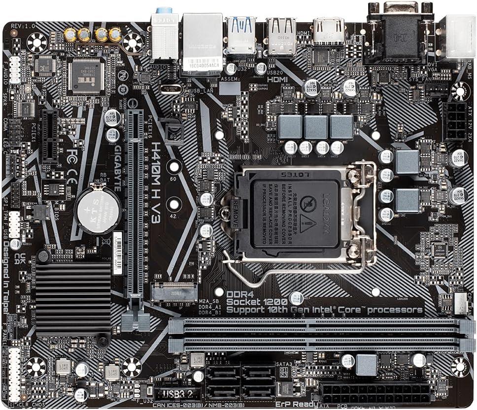 Gigabyte H410M H V3 Intel LGA120 DDR4 Micro ATX Anakart - Teşhir
