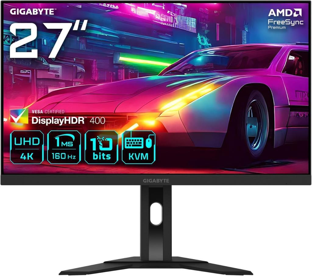 Gigabyte M27UA 27" 1 ms 4K IPS 160 Hz Oyuncu Monitörü Outlet