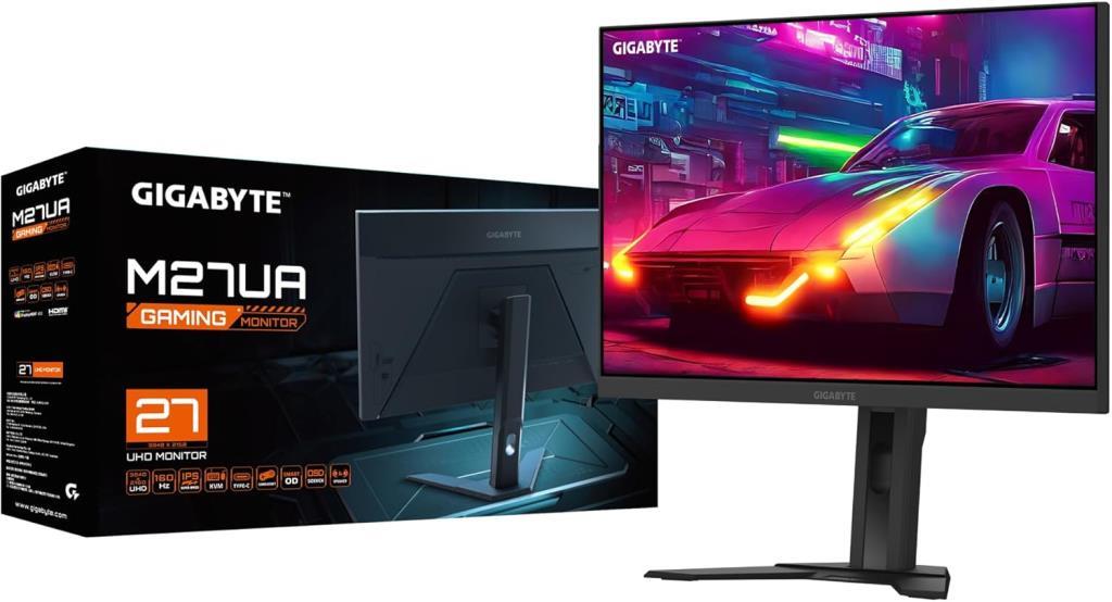 Gigabyte M27UA 27" 1 ms 4K IPS 160 Hz Oyuncu Monitörü Outlet