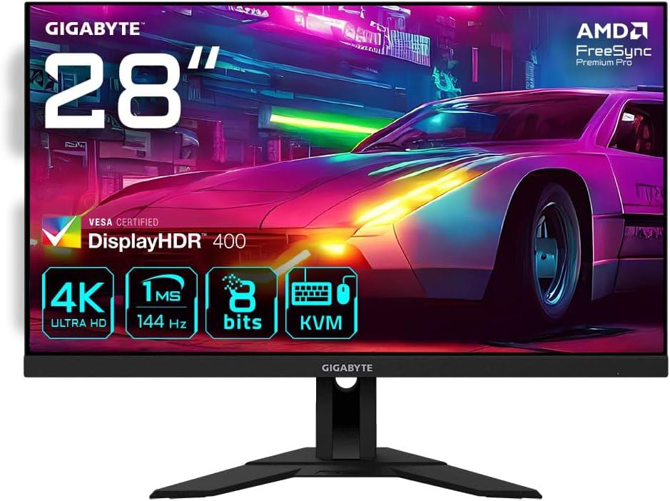 Gigabyte M28U 28" 1 ms 4K IPS 144 Hz Oyuncu Monitörü Teşhir