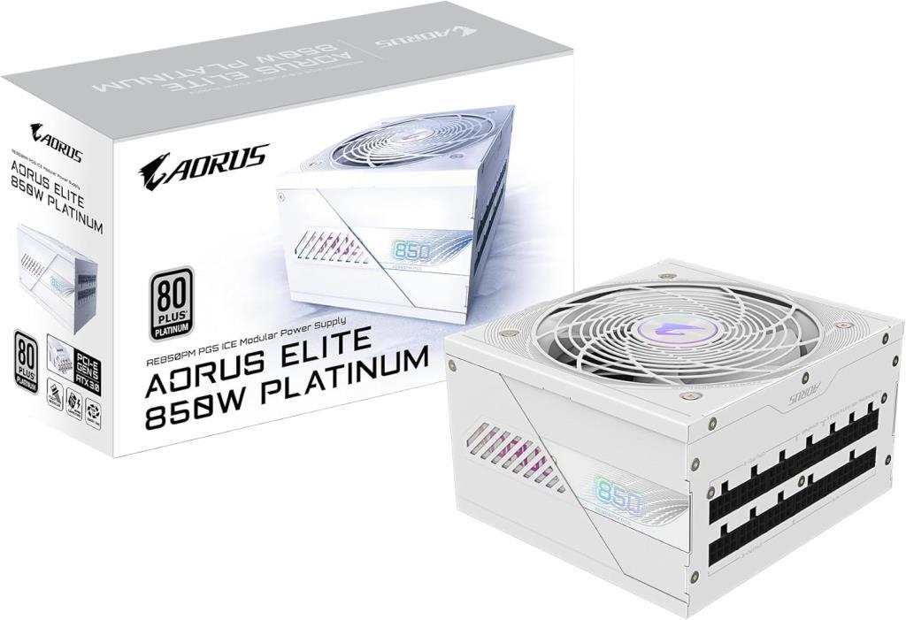 Gigabyte Aorus Elite GP-AE850PM PG5 ICE Gen5.0 850 W Power Supply Outlet