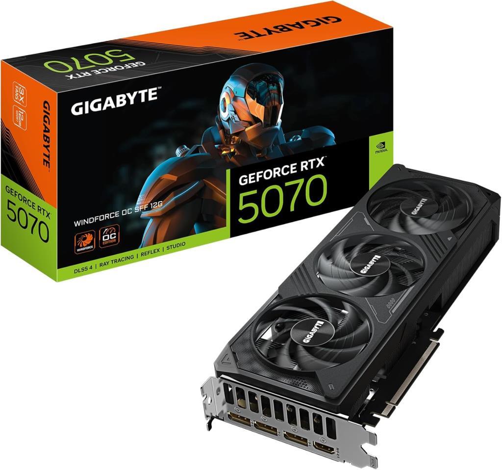 Gigabyte RTX 5070 Windforce OC SFF 12G GV-N5070WF3OC-12GD 192 Bit GDDR7 12 GB Ekran Kartı Outlet