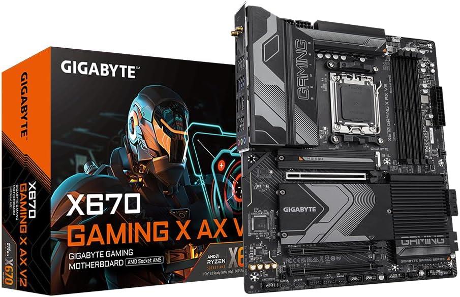 Gigabyte X670 Gaming X AX V2 AMD AM5 DDR5 ATX Motherboard - outlet