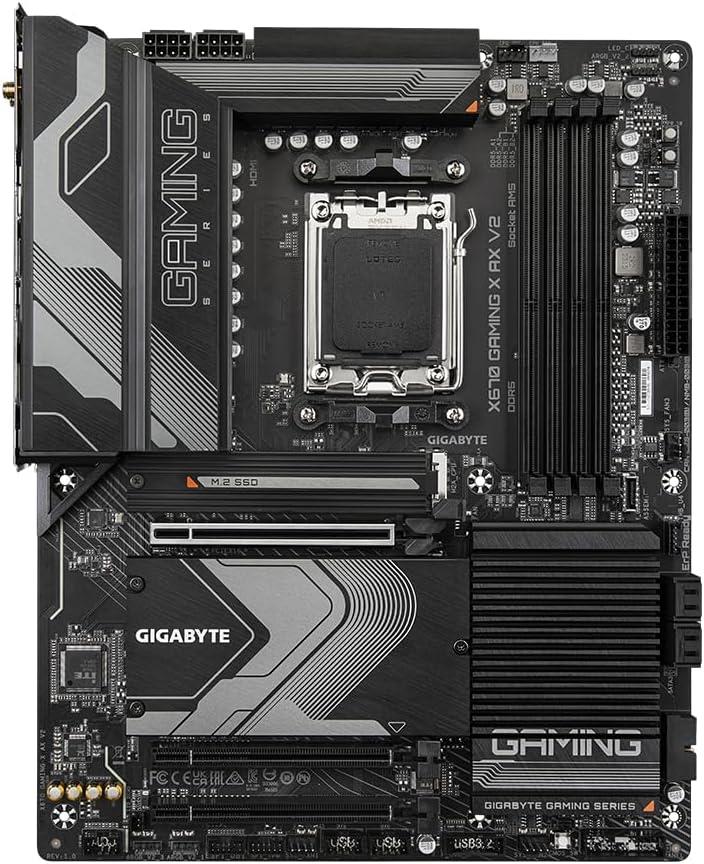 Gigabyte X670 Gaming X AX V2 AMD AM5 DDR5 ATX Motherboard - outlet
