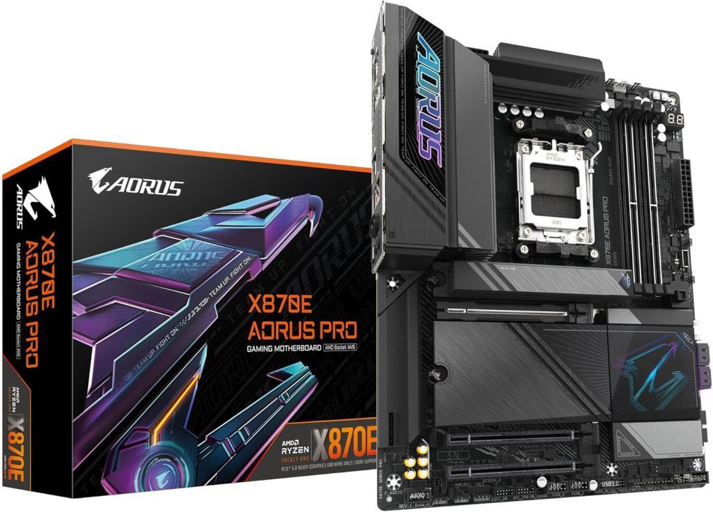 Gigabyte X870E Aorus Pro Wi-Fi AMD AM5 DDR5 ATX Anakart - TEŞHİR