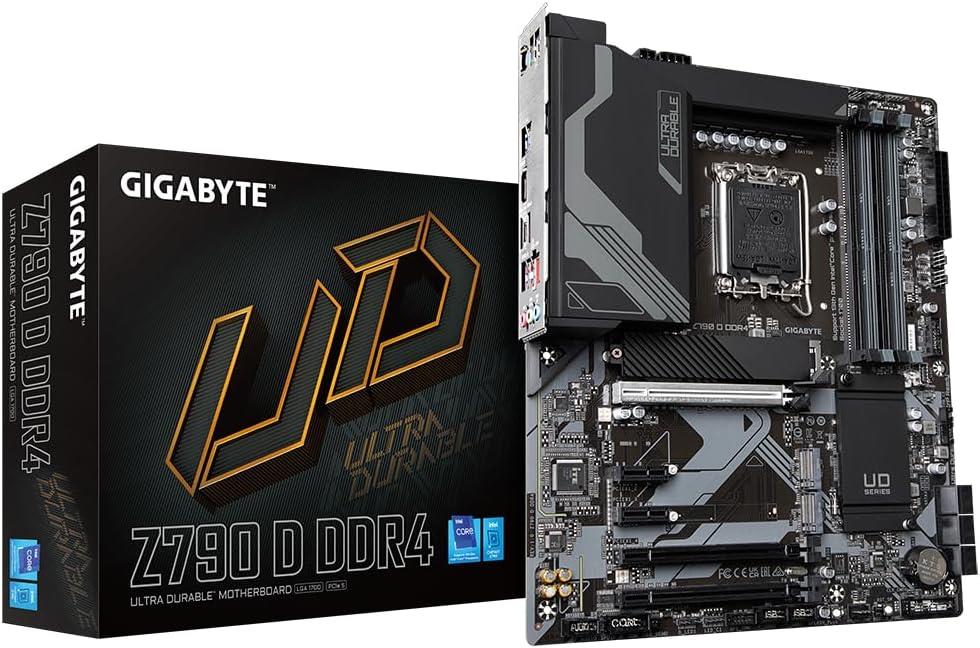 GIGABYTE Z790 D DDR4 GAMING Intel Z790 Soket 1700 DDR4 5333MHz(OC) M.2 Anakart - TEŞHİR