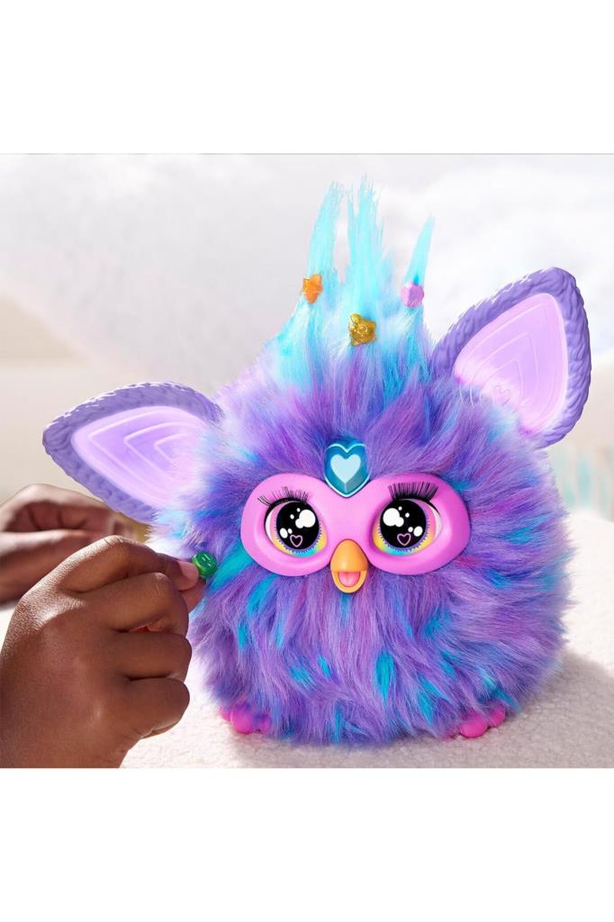 Furby Mor İnteraktif Peluş F6743 Outlet