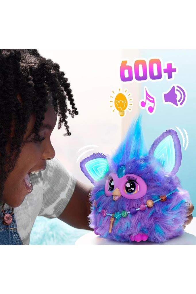 Furby Mor İnteraktif Peluş F6743 Outlet