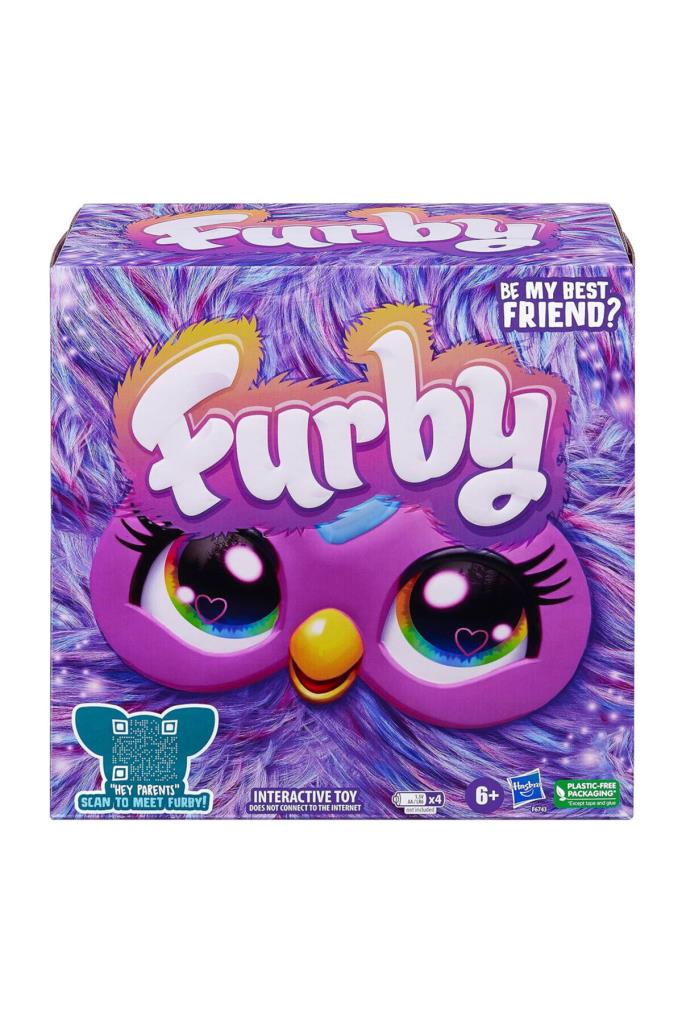 Furby Mor İnteraktif Peluş F6743 Outlet