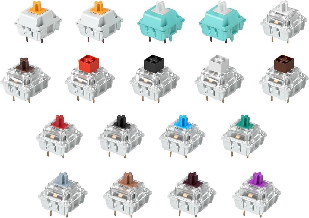 Glorious Switch Paketi 18 Mekanik Switch 4 O-Ring - Outlet