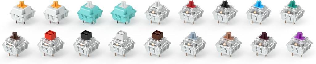 Glorious Switch Paketi 18 Mekanik Switch 4 O-Ring - Outlet