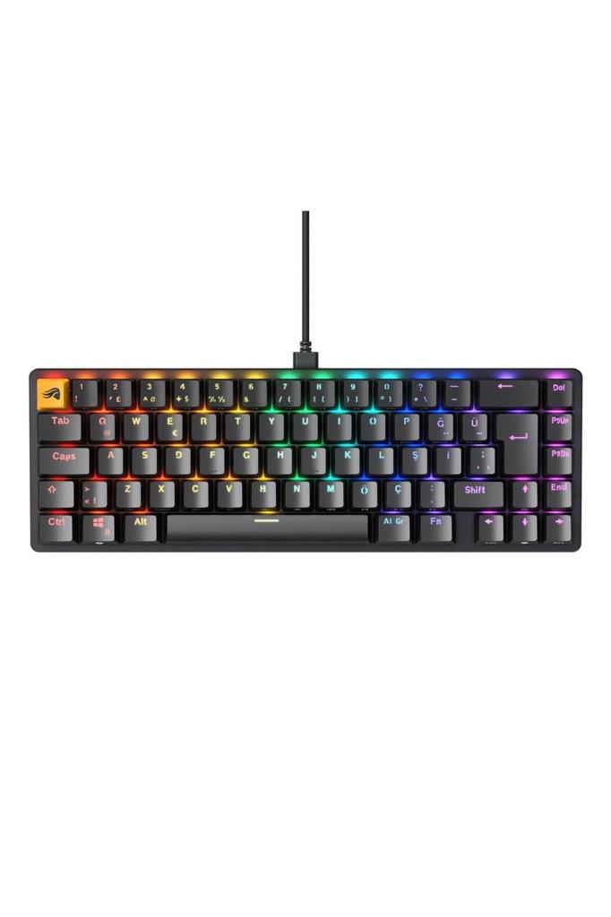 Glorious GMMK2 TR RGB Modüler Hotswap %96 Siyah Kablolu Mekanik Oyuncu Klavyesi Teşhir
