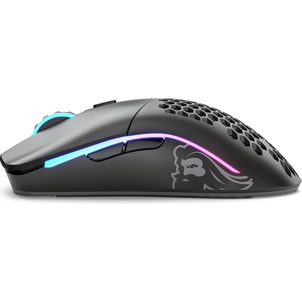 Glorious Model O- Minus GLO-MS-OMW-MB Mat Siyah RGB Şarjlı Optik Kablosuz Oyuncu Mouse