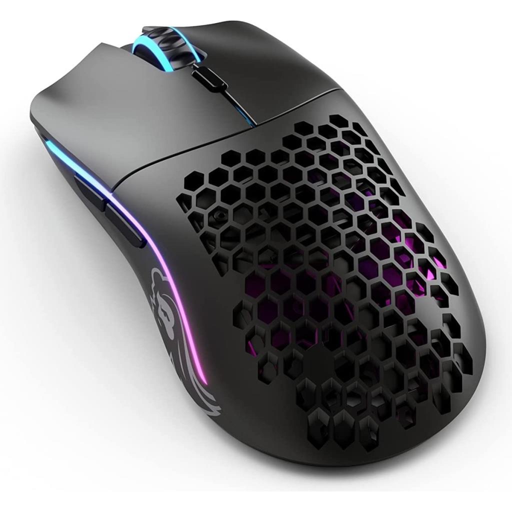 Glorious Model O- Minus GLO-MS-OMW-MB Mat Siyah RGB Şarjlı Optik Kablosuz Oyuncu Mouse