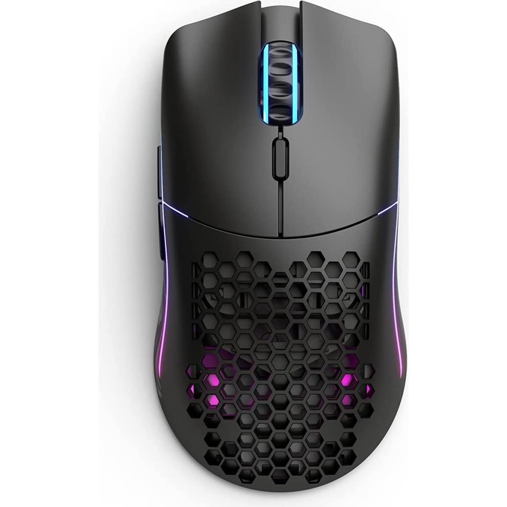 Glorious Model O- Minus GLO-MS-OMW-MB Mat Siyah RGB Şarjlı Optik Kablosuz Oyuncu Mouse