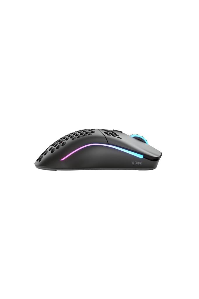 Glorious Model O- Minus GLO-MS-OMW-MB Mat Siyah RGB Şarjlı Optik Kablosuz Oyuncu Mouse Teşhir