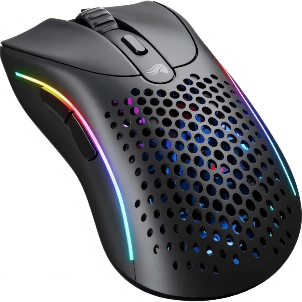 Glorious Model D 2 GLO-MS-DWV2-MB Siyah RGB Şarjlı Optik Kablosuz Oyuncu Mouse Teşhir