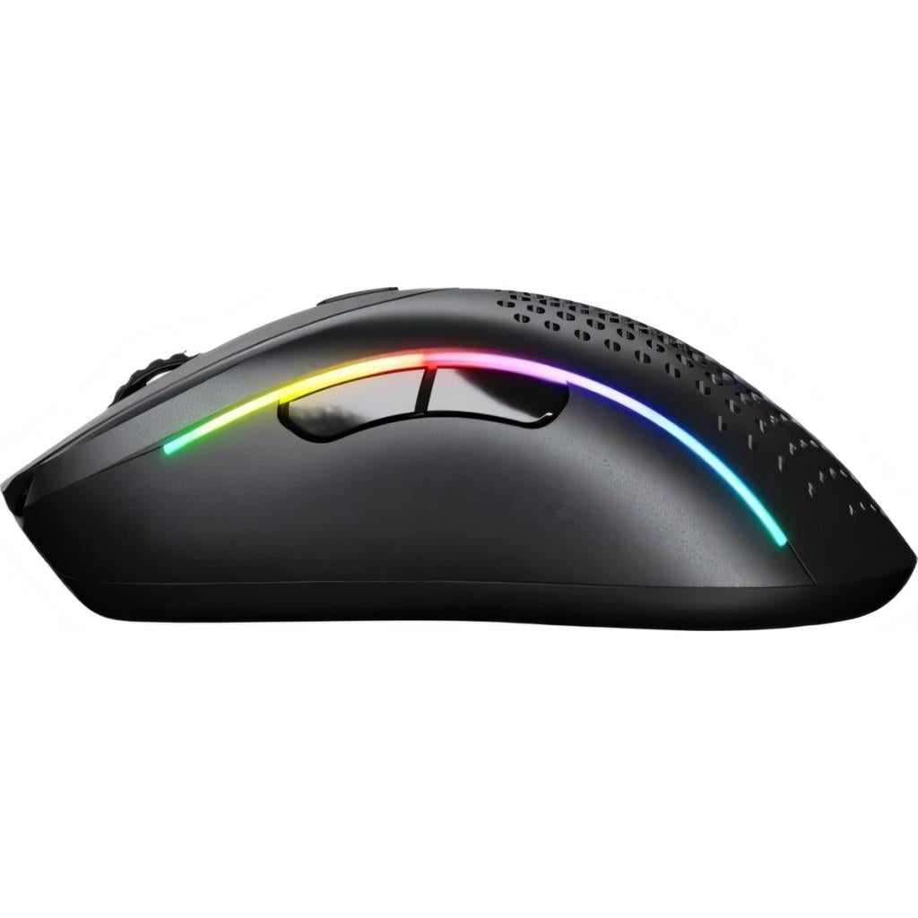 Glorious Model D 2 GLO-MS-DWV2-MB Siyah RGB Şarjlı Optik Kablosuz Oyuncu Mouse Teşhir