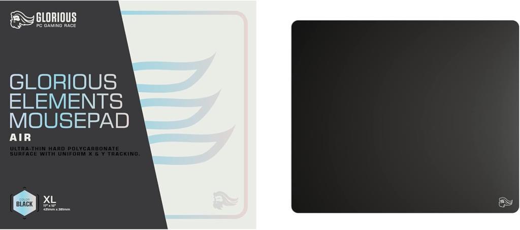 Glorious Elements Air XL Sert İnce Polikarbon Mouse Pad Oyuncu Mousepad GLO-MP-ELEM-AIR - Outlet