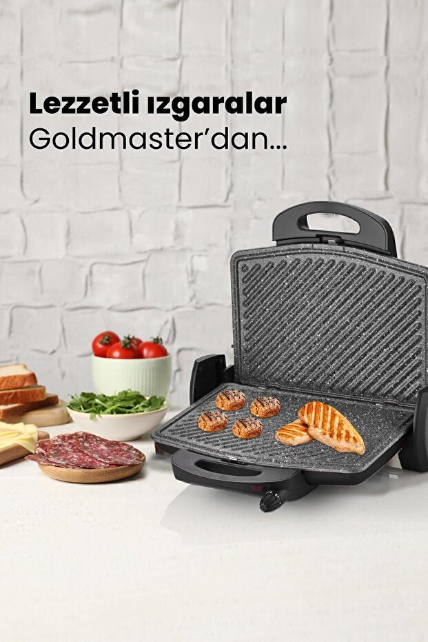 Goldmaster GM-7449S Gurmex Siyah 1750 W Granit Tost Makinesi