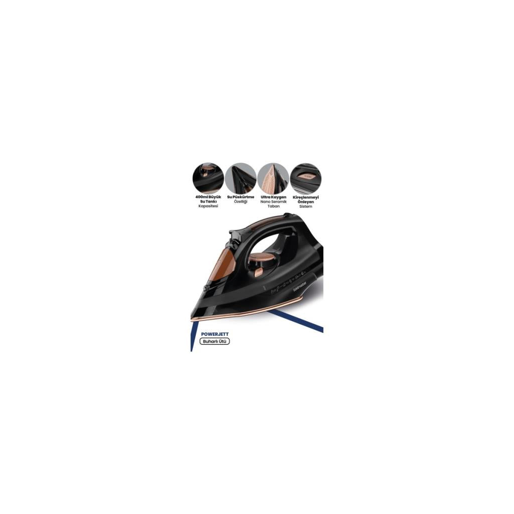 Goldmaster GM-7627 Powerjett 2200 W Buharlı Ütü